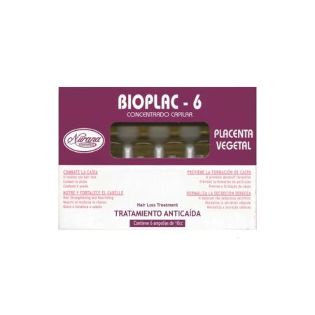 Nurana Bioplac-6 Ampoules Traitement Anti Chute 6x10ml