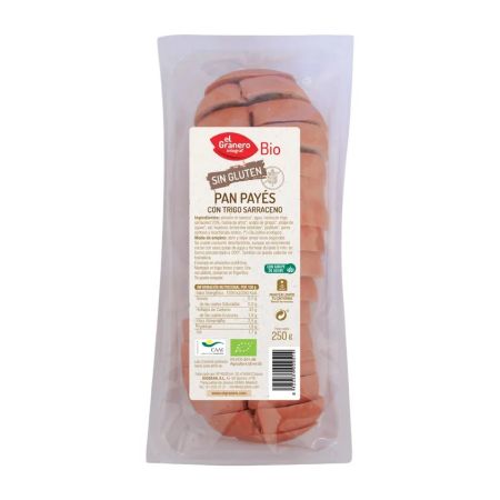 Granero Pan Payes Con Trigo Sarraceno S-Gluten Bio 250 Gra
