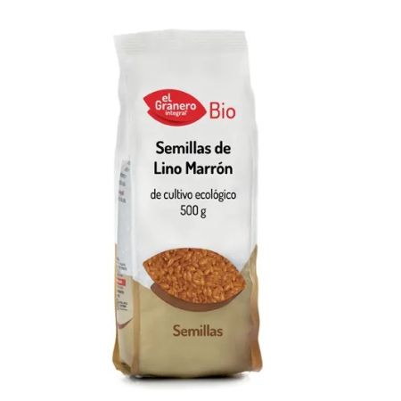 Granero Semillas De Lino Marrón Bio 500g Tostadas