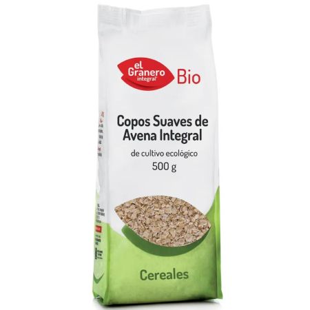 Granero Copos Avena Suaves Integral Bio 500g