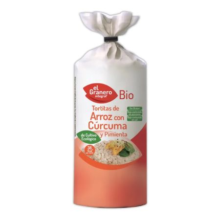 Granero Tortitas De Arroz Con Curcuma y Pimienta Bio 115g