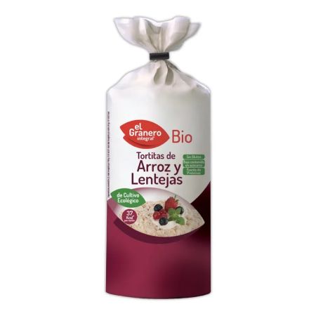 Granero Tortitas De Arroz y Lentejas Bio 115g