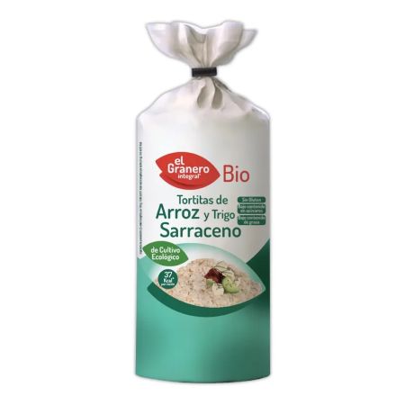 Granero Tortitas De Trigo Sarraceno y Arroz Bio 115g