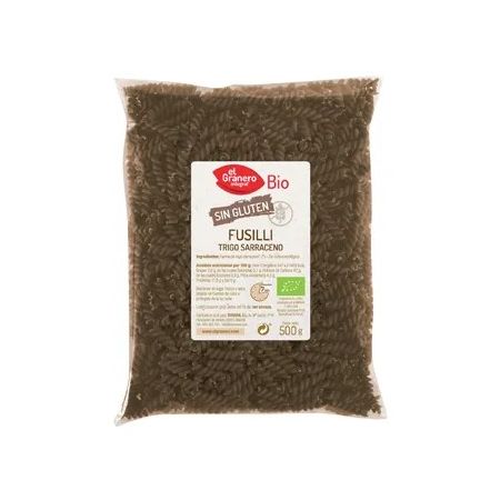 Granero Fusilli De Trigo Sarraceno Bio Sgluten 500 Gramos