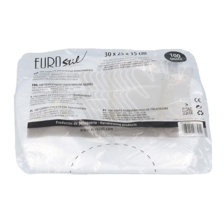 Eurostil Transparentes Guantes Desechables Bolsa 100un