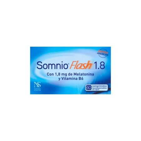 Nutricion and Santé Somnio Flash 1,8mg 60 Comp 60 Comp