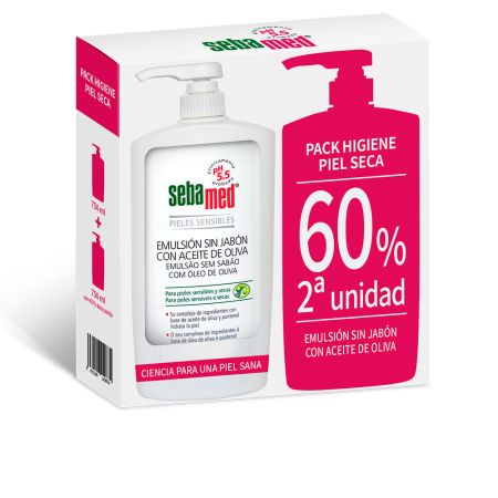 Sebamed Émulsion Sans Savon Avec Huile D'Olive 750ml Duo