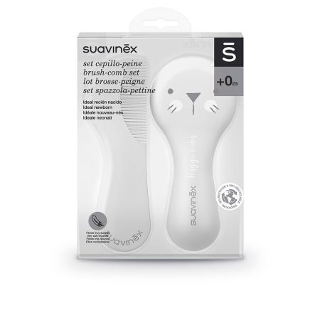 Suavinex Set Cepillo-Peine 0m Blanco