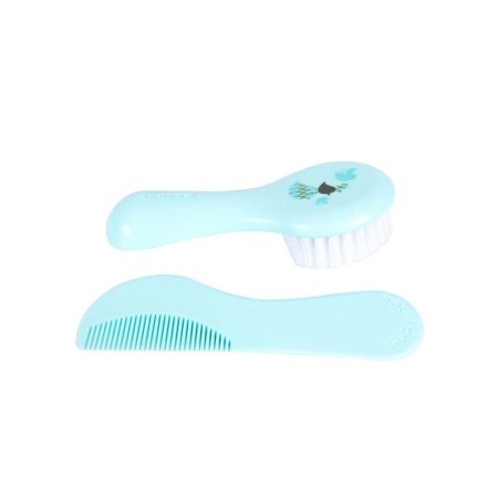 Suavinex™ Set Brosse et Peigne Bleu
