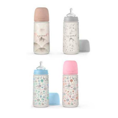 Suavinex Classic Bottle Thick Flow Silicone 6+ Months 360 ml Size 2
