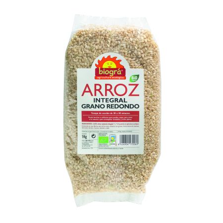 Biográ Arroz Integral Redondo 1kg Biogra Bio