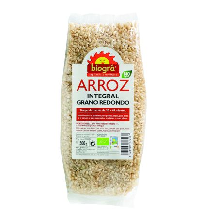 Biográ Arroz Integral Redondo 500g Biogra Bio
