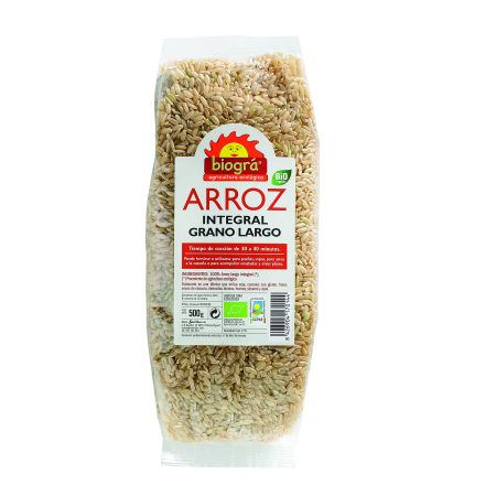 Biográ Arroz Integral Largo 500g Biogra Bio