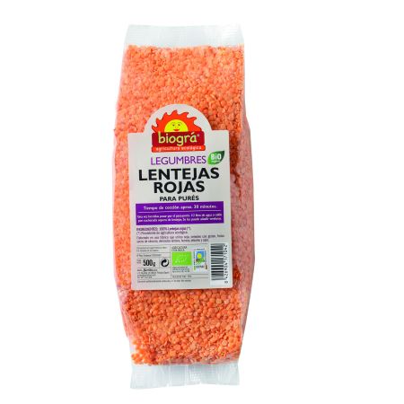 Biográ Lentejas Rojas 500g Biogra Bio