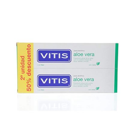Vits Aloe Vera Dentifrice Goût Menthe 2x150ml