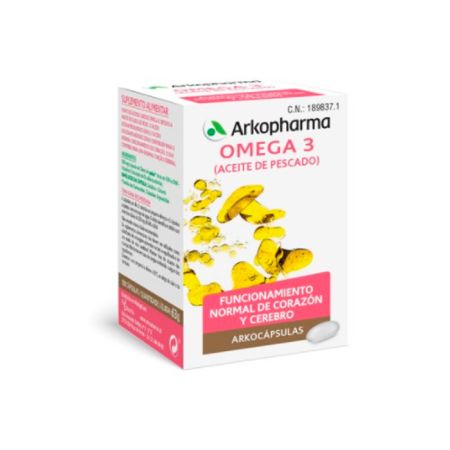 Arkopharma Arkocaps Omega 3 Fish Oil 100 Capsules 