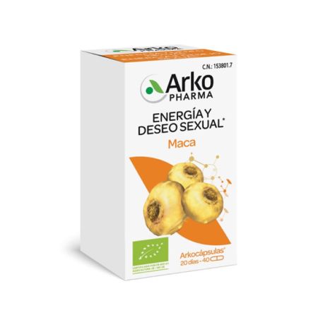 Arkopharma Arkocápsulas Maca 225mg 40 Capsules