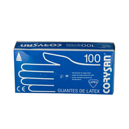 Corysan Gants en Latex Grande Taille 100U