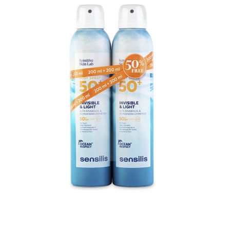 Sensilis Body Spray Invisible & Light Spf50+ 2x200ml