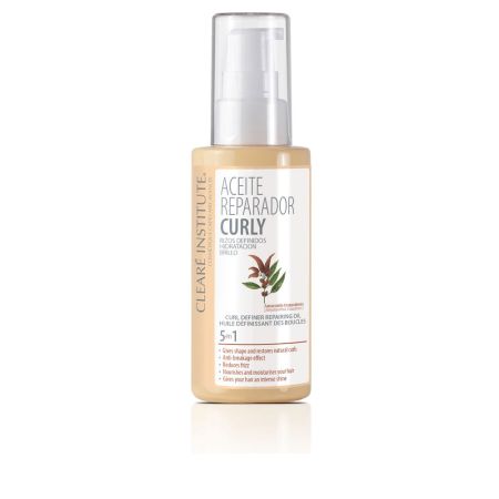Clearé Institute Curly Curls Defined Curl Repair Oil Moisturising Shine 50ml