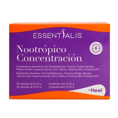 Heel Essentialis Nootropique Concentration 30 Capsules