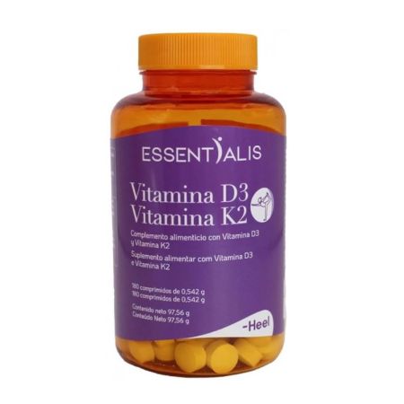 Essentialis Vitamine D3 Vitamine K2 180 Comprimés