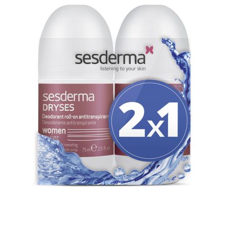 Sesderma Pack Dryses Deodorant Antiperspirant Roll On For Women 2x75ml