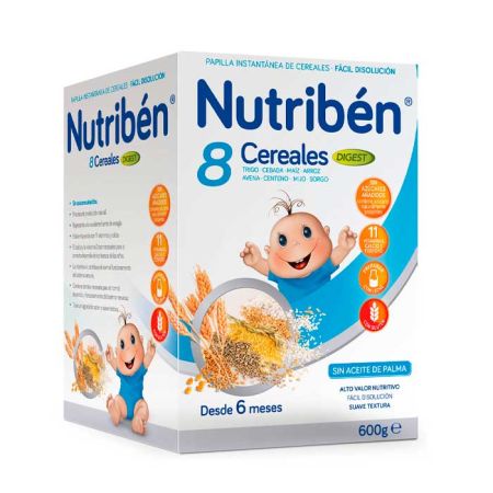 Nutribén Papilla 8 Céréales Digest 600g  