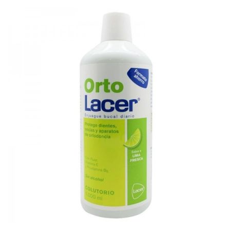 Ortolacer Bain De Bouche Citron Vert Frais 1L
