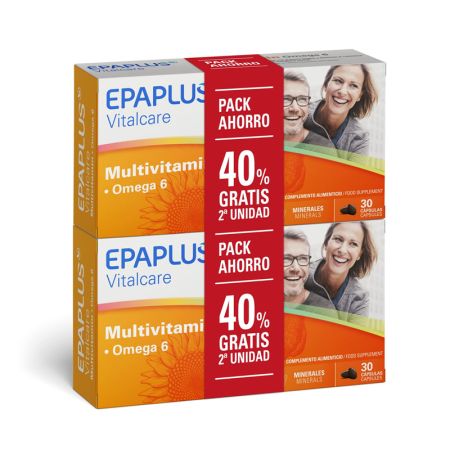 Epaplus Vital Multivitamines 30 Capsules x 2 Unités