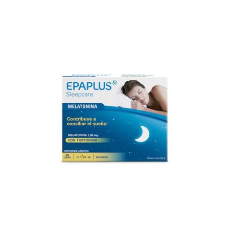 Epaplus Sleepcare Melatonina y Triptófano 60 Cápsulas