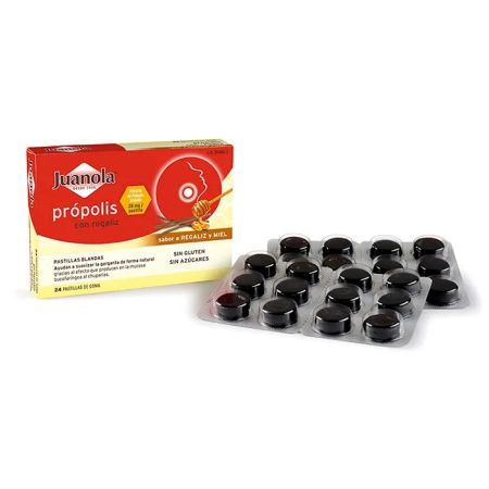 Juanola Miel de Réglisse Propolis 24g Comprimés 