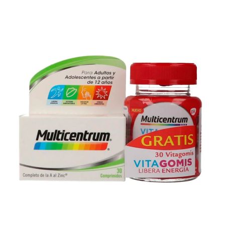 Multicentrum 30 Comprimés Coffret 2 Pièces