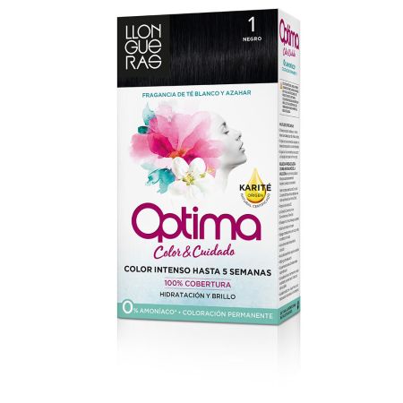 Llongueras Optima Coloration Permanente Sans Ammoniaque 1 Noir