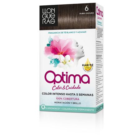 Llongueras Optima Coloration Permanente Sans Ammoniaque 6 Blond Foncé