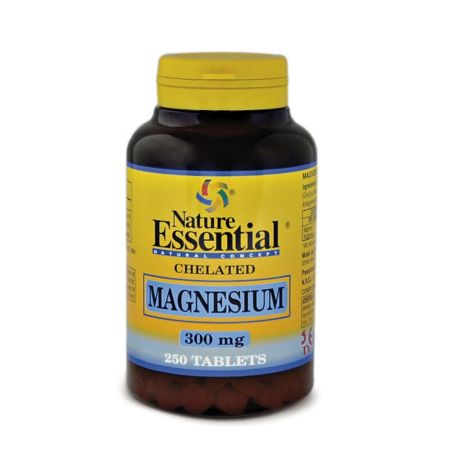 Nature Ess Magnesio Quelado300 Mg 250 Tabletas