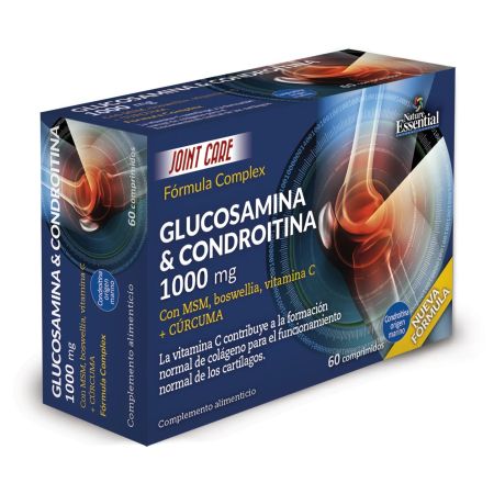 Nature Ess Glucosamina Condroitina Msm 1000 Mg 60 Comp Bliste