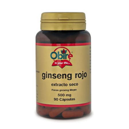 Obire Ginseng Rojo Ext Seco 500 Mg 90 Caps