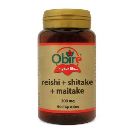 Obire Reishi Shiitake Maitake 300 Mg 90 Caps