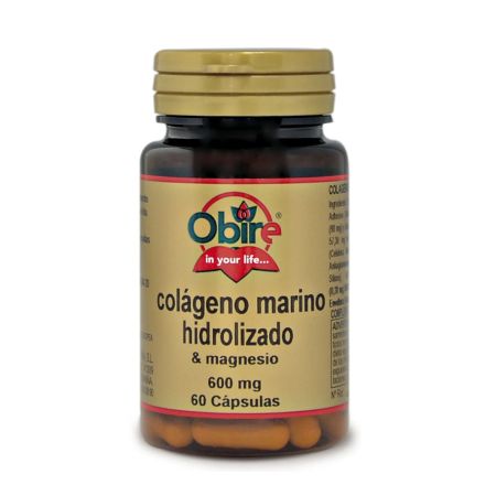 Obire Colageno Hidrolizado Magnesio 600 Mg 60 Caps