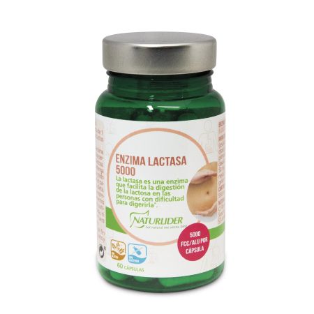 Naturlider Enzima Lactasa 5000 Fcc 60 Cap