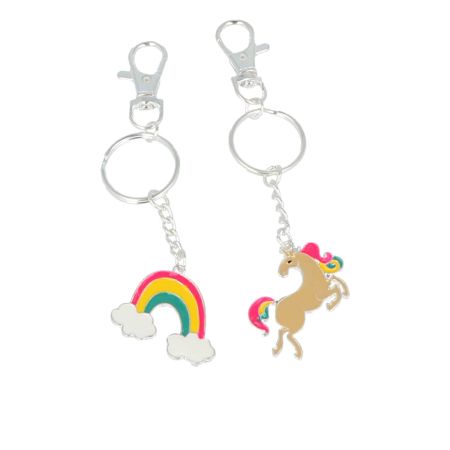 Inca Keychains BFF Unicorn And Rainbow 2 Units