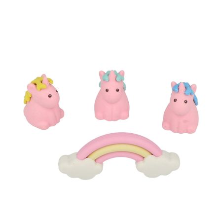 Inca Gomas De Borrar Unicornio 4 U