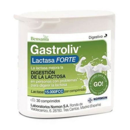 Bensania Gastroliv Lactase Forte 30 Comprimés