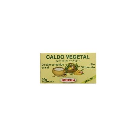 Integralia Caldo Vegetal Eco Sin Sal Marina 6 Cubitos X 10g