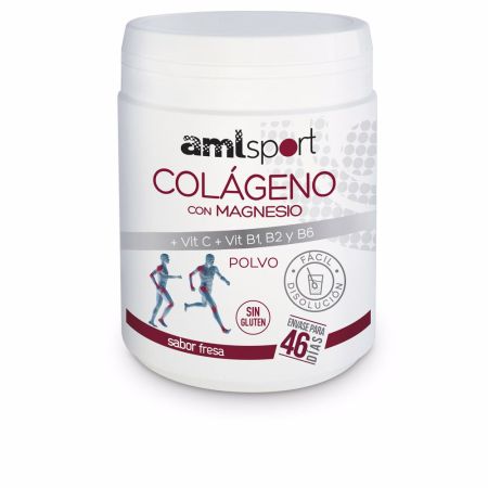 Amlsport Colágeno Con Magnesio Vit C Vit B1 B2 B6 Sabor Fresa Pol