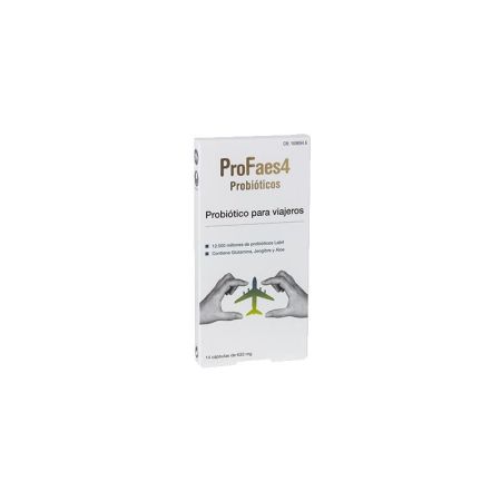 Profaes4 Probiotique Pour Les Voyageurs 14 Capsules De 633mg