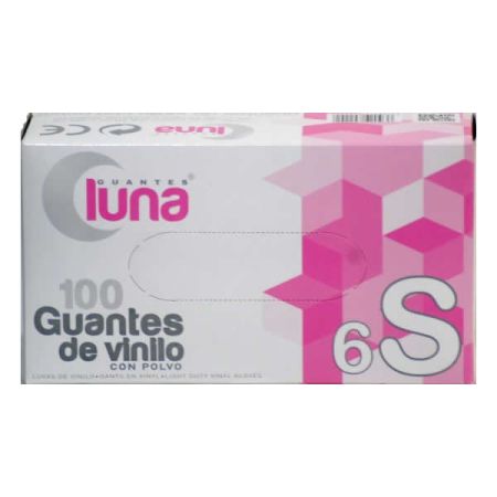 Guantes Luna Gants Vinyle Taille S 100 Unités