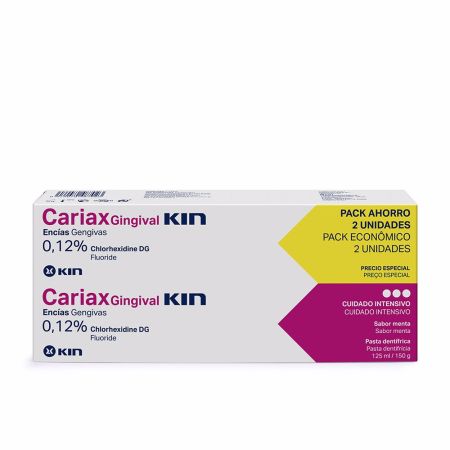 Kin Pasta Cariax Gingival 125ml Pack 2 Units