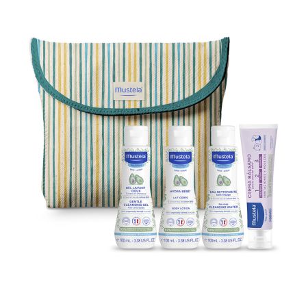 Mustela Little Moments Trousse de Toilette Stripes Set 5 Pièces 